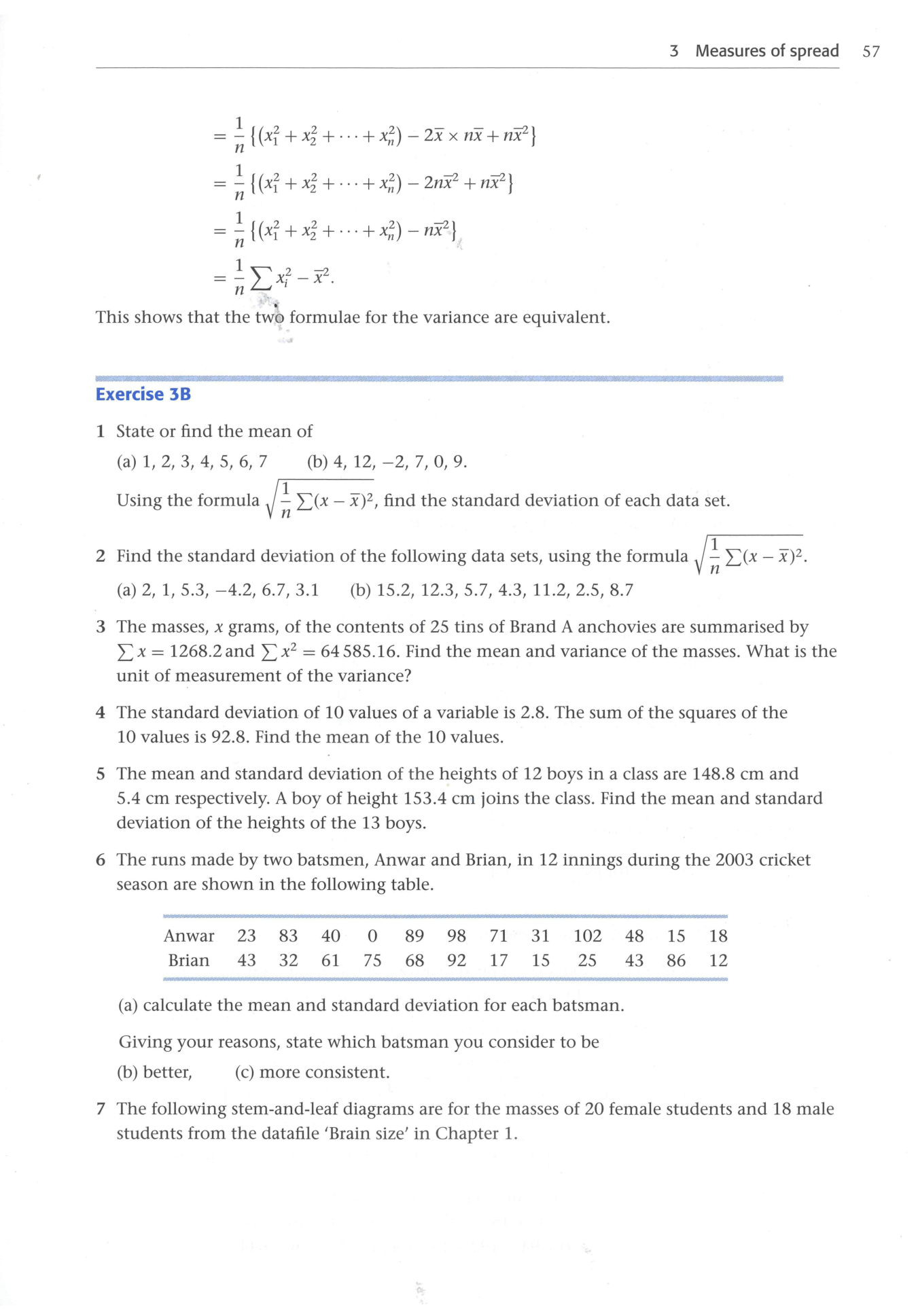 Cambridge Statistics